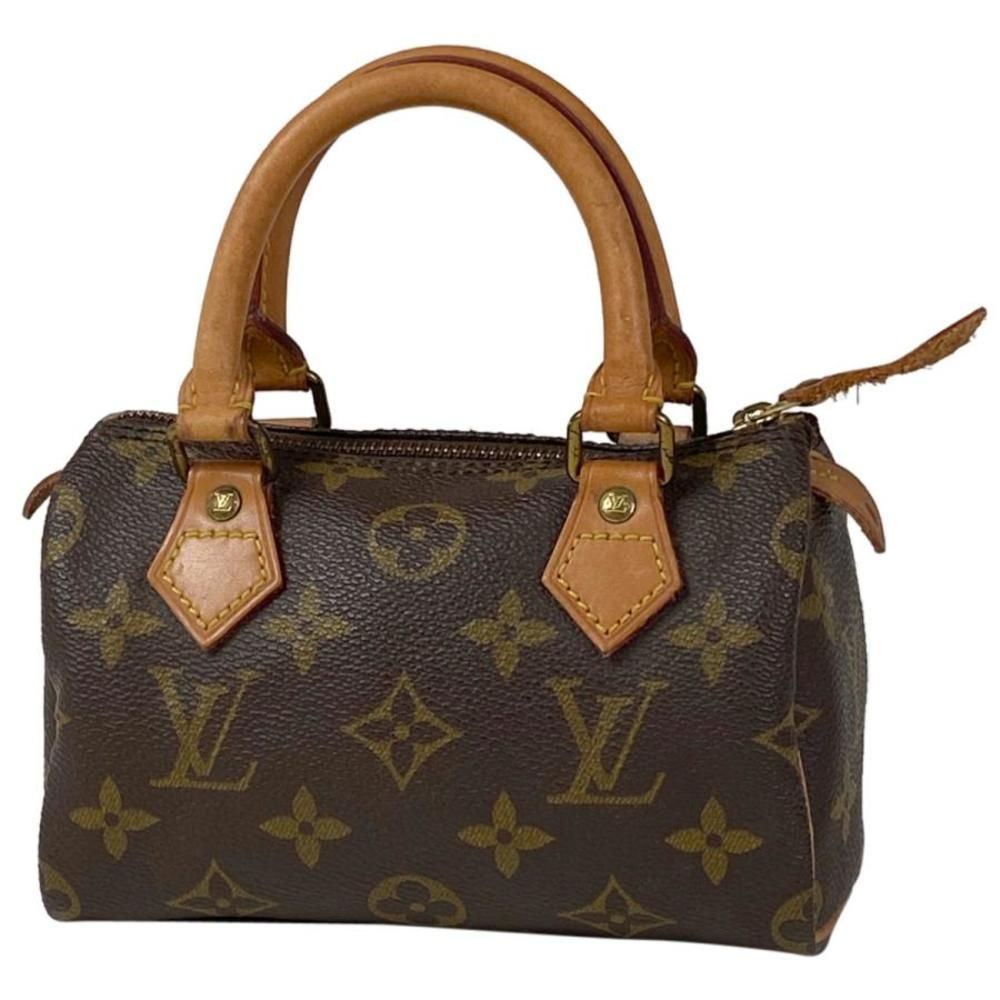 Louis Vuitton Mini Speedy 2WAY Shoulder Bag Monogram Brown